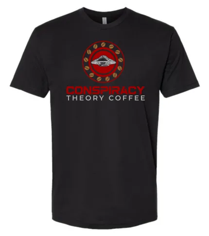 Conspiracy Theory Coffee - Single Origin Craft Coffee Roaster in Florida 46 Black Conspiracy T-Shirt