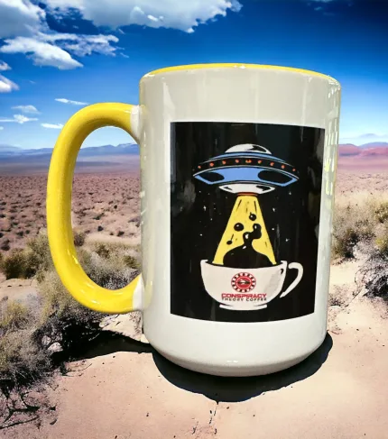 Conspiracy Theory Coffee - Single Origin Craft Coffee Roaster in Florida 36 CTC Abduction Alien Coffee Mug