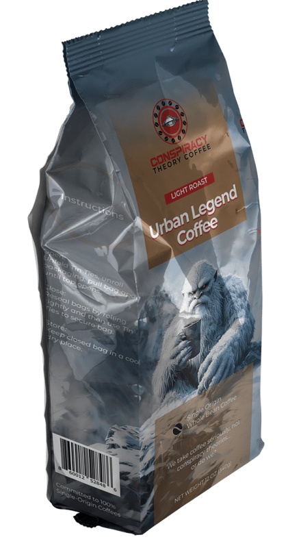 Conspiracy Theory Coffee - Single Origin Craft Coffee Roaster in Florida 23 Urban legend light roast single origin coffee